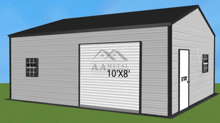 18x30 Enclosed Workshop Building