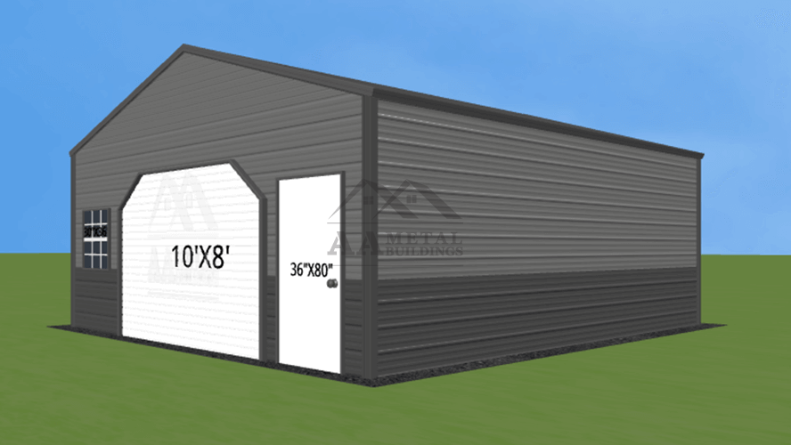 20x25 Steel Garage Building