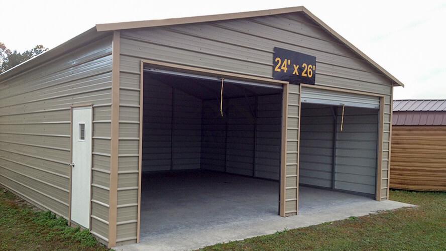 24x26 Box Eave Metal Garage - Strong, Durable Garages With Endless  Potential Uses