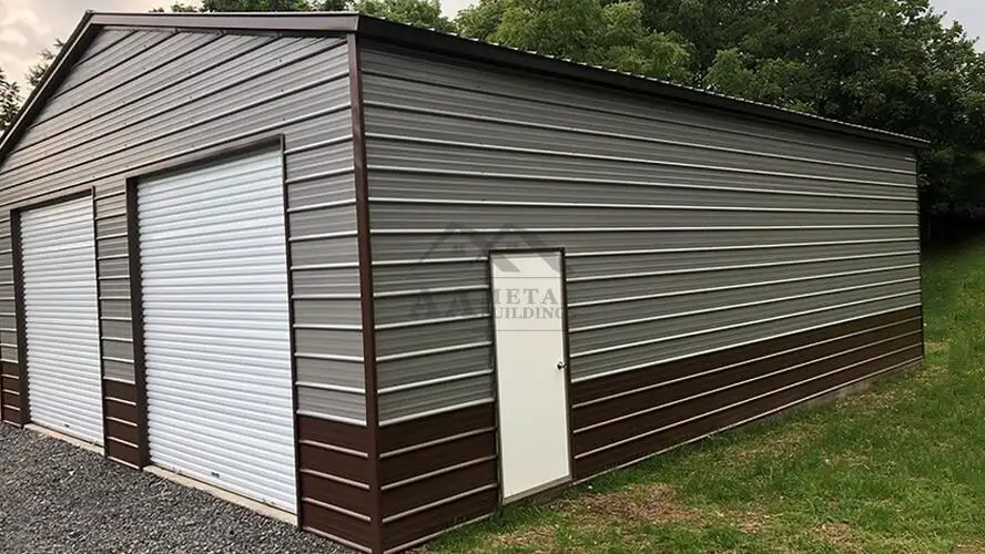 40x35 Vertical Roof Garage