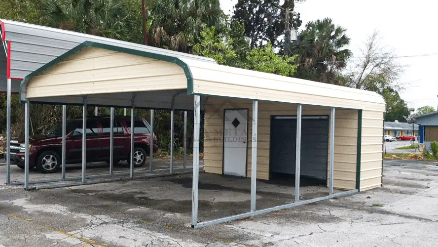 18x25 Regular Roof Utility Structure