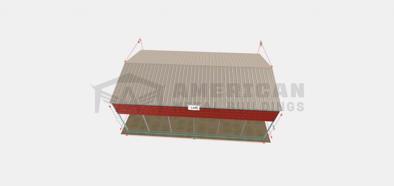 18x30 Steel Storage Carport