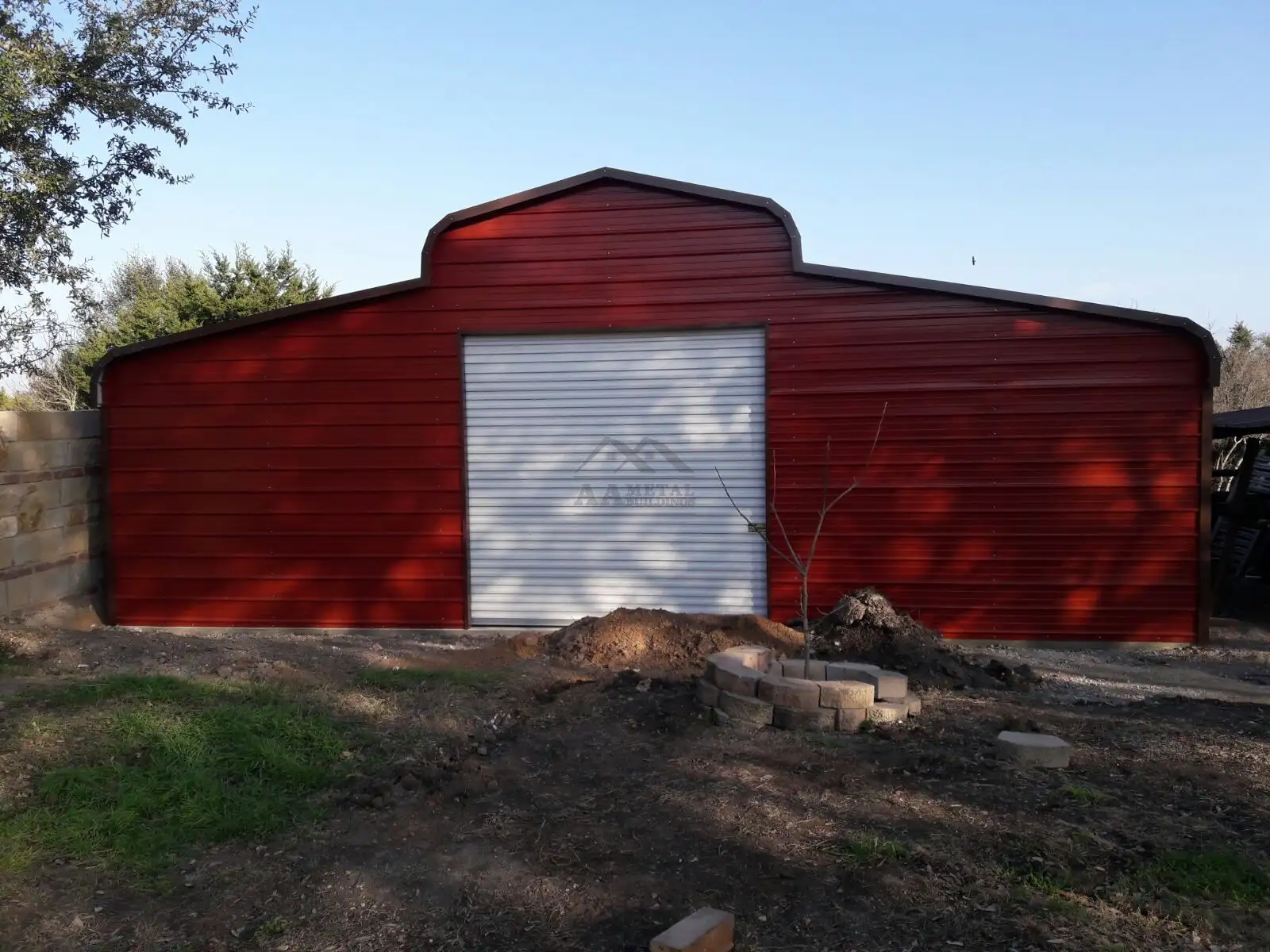 36x36 Regular Roof Metal Barn