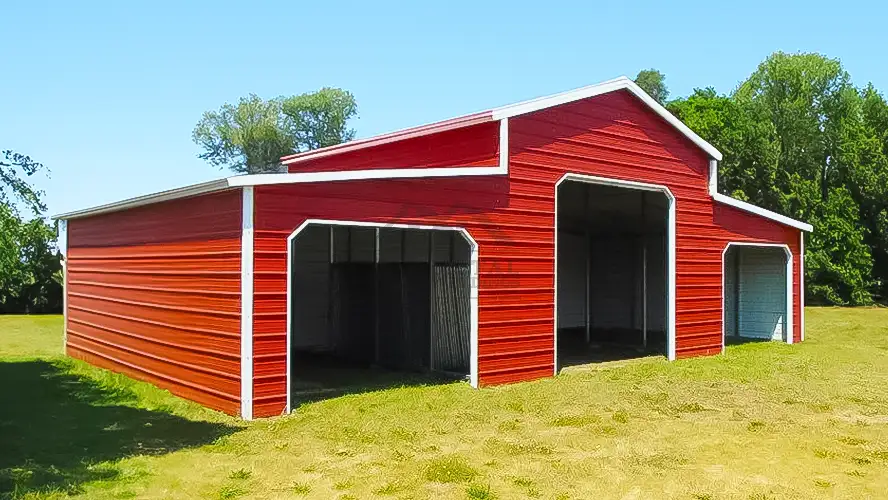 44x20 Enclosed Barn