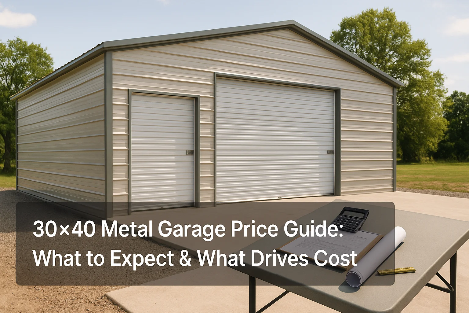 30×40 Metal Garage Price Guide