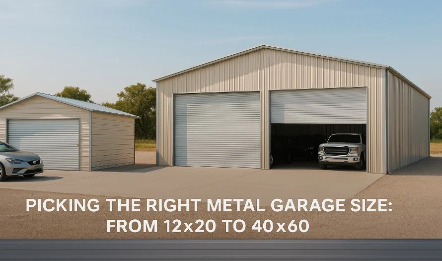 Picking the Right Metal Garage Size From 12×20 to 40×60