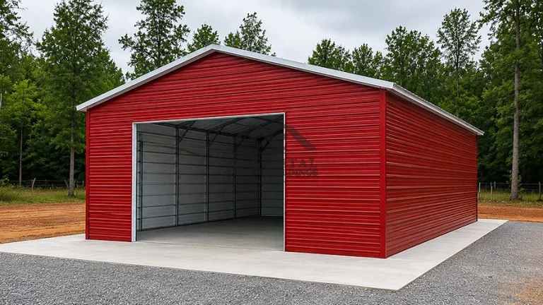 24x45x10 metal garage for sale | Delivered and installed