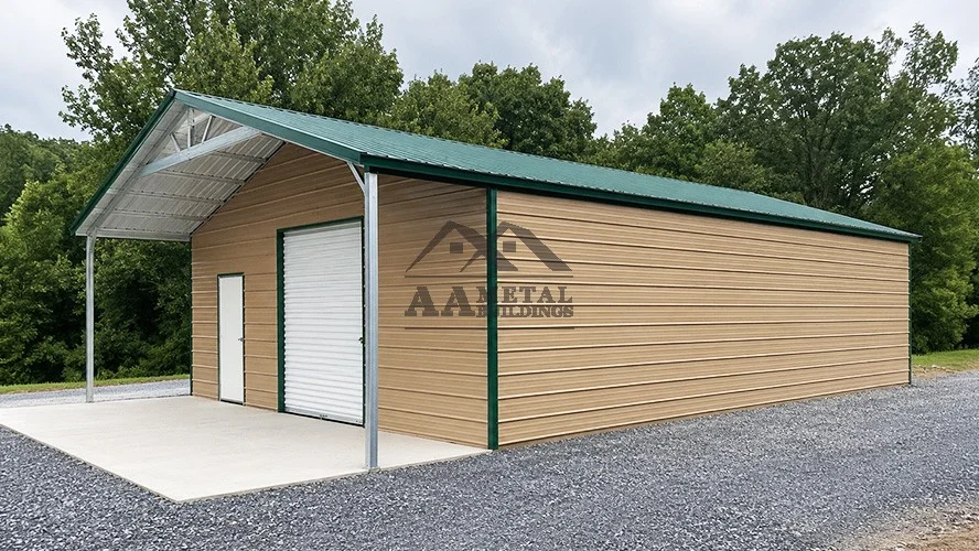 30x40x9 steel garage 30x45x9 Metal Garage | Delivered & Installed